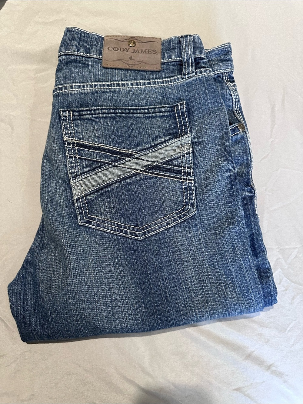 Cody James Men's Bootcut Jeans in Indigo Wash